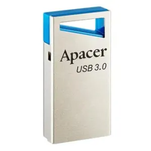 Apacer USB flash disk, USB USB 3.0 (3.2 Gen 1), 32GB, AH155, stříbrný, AP32GAH155U-1, USB A, s poutkem