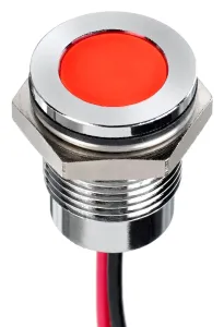 Apem Q16F5Czzrgb12Eca Panel Indicator, Rgb, 16Mm, 12Vdc