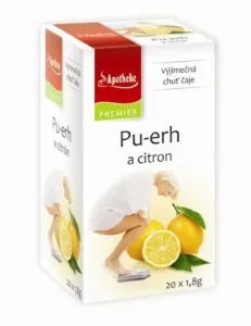 Apotheke Premier Pu-erh a citron čaj 20 sáčků