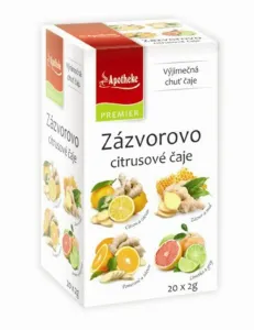 Apotheke PREMIER Zázvorovo-citrusové čaje 4v1 20 x 2 g