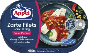 Appel Filety ze sleďů se zeleninou v pikantní rajčatové omáčce 200 g