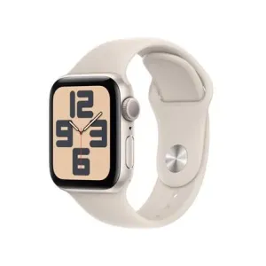 Apple Watch SE Cellular 40mm Hvězdně bílý hliník s hvězdně bílým sportovním řemínkem - M/L #5608915