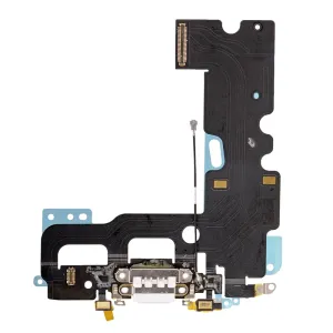 iPhone 7 Plus - Světlešedý nabíjecí konektor + flex kabel s mikrofonem