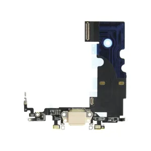iPhone 8 Plus - Dokovací nabíjecí flex s mikrofonem - zlatý