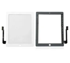 Apple iPad 3/iPad 4 - dotyková plocha, sklo (digitizér) originál - bílá