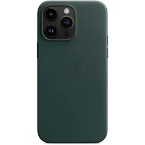 Apple iPhone 14 Pro Max Kožený kryt s MagSafe piniově zelený