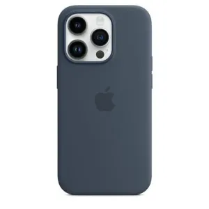 Apple iPhone 14 Pro Silikonový kryt s MagSafe bouřkově modrý
