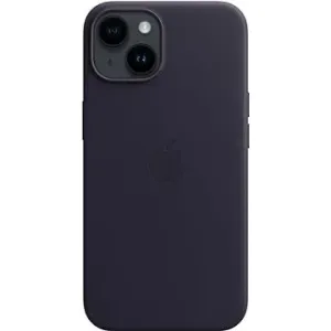 Apple iPhone 14 Kožený kryt s MagSafe inkoustově fialový