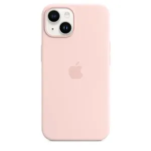 Apple iPhone 14 Silikonový kryt s MagSafe křídově růžový