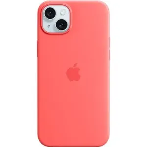 Apple iPhone 15 Plus Silikonový kryt s MagSafe světle melounový