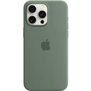 Apple iPhone 15 Pro Max Silikonový kryt s MagSafe cypřišově zelený