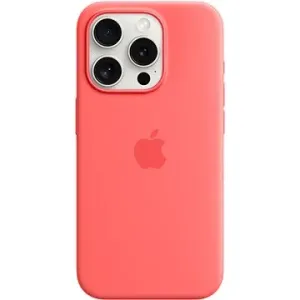 Apple iPhone 15 Pro Silikonový kryt s MagSafe světle melounový