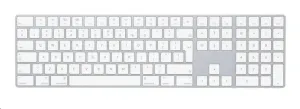 Apple Magic Keyboard s číselnou klávesnicí, stříbrná - EN Int
