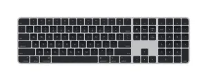 Apple Magic Keyboard s Touch ID a Numerickou klávesnicí, černá - CZ