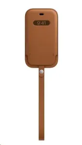 APPLE iPhone 12 mini Leather Sleeve with MagSafe - Saddle Brown