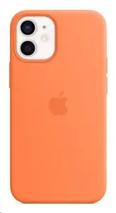 Apple iPhone 12 Mini Silikonový kryt s MagSafe kumkvatově oranžový