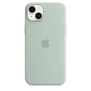 Apple iPhone 14 Plus Silikonový kryt s MagSafe dužnatkově modrý