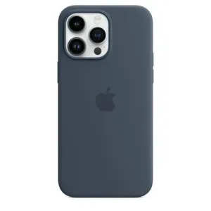 Apple iPhone 14 Pro Max Silikonový kryt s MagSafe bouřkově modrý