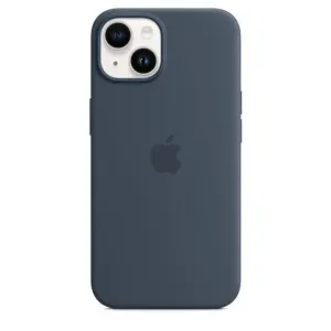 Apple iPhone 14 Silikonový kryt s MagSafe bouřkově modrý