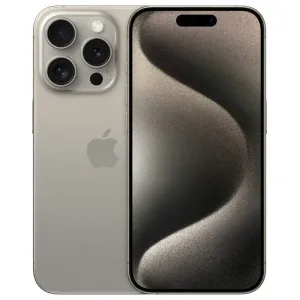 Apple iPhone 15 Pro, 256GB, Natural Titanium (MTV53SX/A)