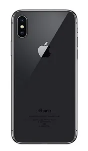 Apple iPhone XS Max - Zadní sklo housingu + sklíčko zadní kamery - černé