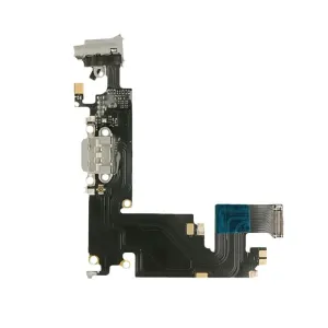 Flex kabel Apple iPhone 6 Plus dobíjení + AV konektor tmavě šedý