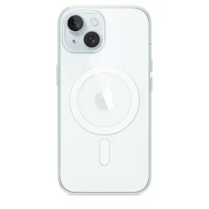 Apple průhledné pouzdro MT203ZM/A MagSafe Silikonové pouzdro pro iPhone 15 - Čiré