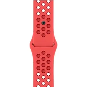 Apple Watch 41mm zářivěkarmínovo – Gym Red sportovní řemínek Nike