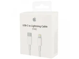 APPLE originální kabel USB-C/Lightning 1m (retail pack) Balení: Retail pack (originální balení) #2057856