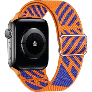 Scrunchie řemínek pro Apple Watch (42/44/45mm) Blue Orange
