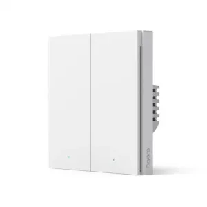 AQARA Smart Wall Switch H1(With Neutral, Double Rocker)