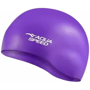 Aqua-Speed Multipack 4 ks Mono koupací čepice, fialová