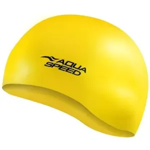 Aqua-Speed Multipack 4 ks Mono koupací čepice, žlutá
