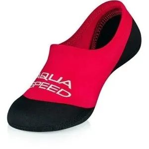 Aqua-Speed Neo dětské neoprenové ponožky červená - EU 24/25