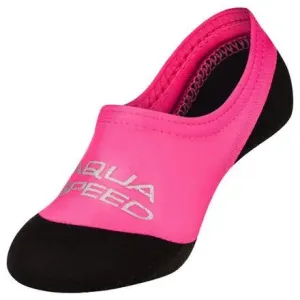 Aqua-Speed Neo dětské neoprenové ponožky růžová - EU 28/29