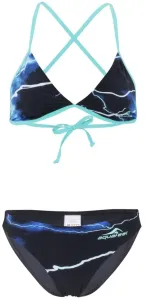 Dámské dvoudílné plavky aquafeel flash sun bikini black/blue m -
