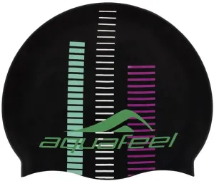 Aquafeel matrix colour silicone cap černá