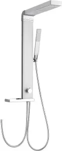 AQUALINE ROME sprchový sloup k napojení na baterii, hlavová, ruční sprcha, chrom SL760