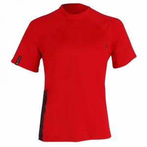 Aqualung Pánské lycrové triko RASH GUARD XSCAPE RED, krátký rukáv - M #4663323