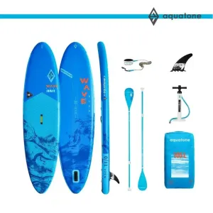 Paddleboard Aquatone Wave Plus 11.0 - modrá #5385202