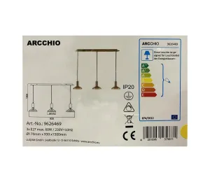 Arcchio Arcchio - Lustr na lanku JAIKA 3xE27/60W/230V