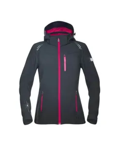 Ardon Dámská softshellová bunda FLORET - Černá / růžová | XL