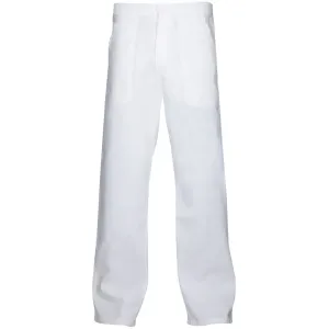 Ardon Pánské bílé pracovní kalhoty SANDER - 56