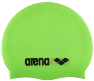 Plavecká čepice Arena Classic Silicone  fluo zelená