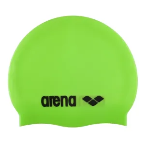 Dětská plavecká čepice arena classic silicone junior zelená