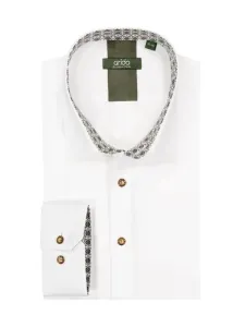 Nadměrná velikost: Arido, Krojová košile s podložením na vnitřní straně límce a manžetách Bílá #5435014