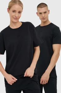 Bavlněné tričko Arkk Copenhagen černá barva, hladký #4699191