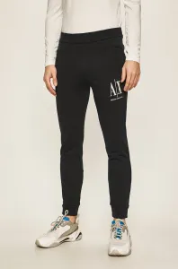 Kalhoty Armani Exchange pánské, tmavomodrá barva, hladké