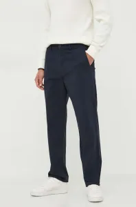 Kalhoty Armani Exchange pánské, tmavomodrá barva, jednoduché #5687065