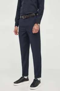 Kalhoty Armani Exchange pánské, tmavomodrá barva, jednoduché #5973266